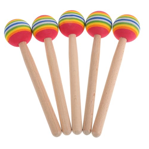 DIKACA 5Stücke Trommelschlägel für Runde Mallet Drumsticks aus Holz für Gruppenaktivitäten Verbessern Motorische Fähigkeiten und Hand Auge Koordination DIKACA 5Stücke Trommelschlägel für Runde Mallet Drumsticks aus Holz für Gruppenaktivitäten Verbessern Motorische Fähigkeiten und Hand Auge Koordination von DIKACA