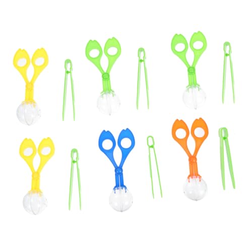 DIKACA 6 Sätze Insektenclip Fangklemme für die Feinmotorik Fangwerkzeuge Outdoor draußen Schere Clip Kinderspielzeug Scherenklemme Plastik DIKACA 6 Sätze Insektenclip Fangklemme für die Feinmotorik Fangwerkzeuge Outdoor draußen Schere Clip Kinderspielzeug Scherenklemme Plastik von DIKACA