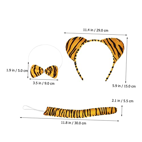 DIKACA 6 Sätze Tierkostüm Accessoires für Erwachsene Elastische Kopfband Ohren Fliege und Vielseitig für Cosplay Karneval Halloween und Mottopartys Einfache Befestigung Niedliches Design DIKACA 6 Sätze Tierkostüm Accessoires für Erwachsene Elastische Kopfband Ohren Fliege und Vielseitig für Cosplay Karneval Halloween und Mottopartys Einfache Befestigung Niedliches Design von DIKACA