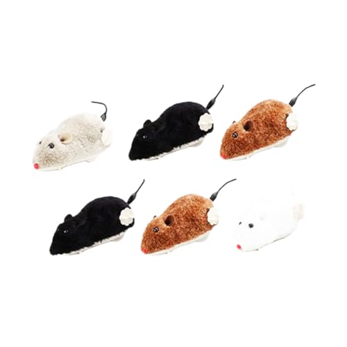 DIKACA 6 Stück Aufziehmodell für kinderspielzeug spielzeuge für Funny Toys Soft Toy Laufendes aufziehen Uhrwerk Aufziehspielzeug für Mäuse DIKACA 6 Stück Aufziehmodell für kinderspielzeug spielzeuge für Funny Toys Soft Toy Laufendes aufziehen Uhrwerk Aufziehspielzeug für Mäuse von DIKACA