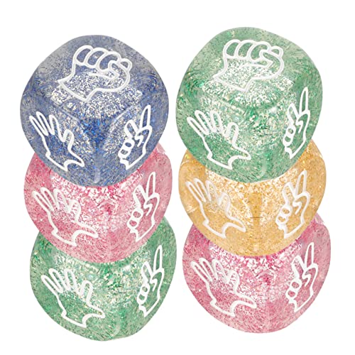 DIKACA 6 Stück Glitzerwürfel Partyspielwürfel Würfelspiel Brettspiele Würfel Requisiten für Party-Brettspiele Glitzerspiel Würfel Spielzubehör Bunte Würfel Acryl Zufällige Farbe DIKACA 6 Stück Glitzerwürfel Partyspielwürfel Würfelspiel Brettspiele Würfel Requisiten für Party-Brettspiele Glitzerspiel Würfel Spielzubehör Bunte Würfel Acryl Zufällige Farbe von DIKACA