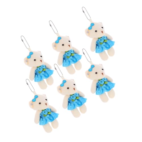 DIKACA 6 Stück Hochzeitsbärenspielzeug Hängebärenspielzeug Bärenspielzeug Kleine Bären Schlüsselanhänger Bärenanhänger Entzückender Bärenanhänger Hängende Kleine Bären DIKACA 6 Stück Hochzeitsbärenspielzeug Hängebärenspielzeug Bärenspielzeug Kleine Bären Schlüsselanhänger Bärenanhänger Entzückender Bärenanhänger Hängende Kleine Bären von DIKACA