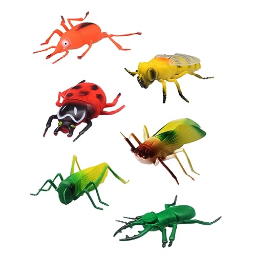 DIKACA 6 Stück Insekten Simulations Modell Figuren Realistisch Realistisches Modell Figuren Zahlen Falsches Modell Weiches Gummi DIKACA 6 Stück Insekten Simulations Modell Figuren Realistisch Realistisches Modell Figuren Zahlen Falsches Modell Weiches Gummi von DIKACA