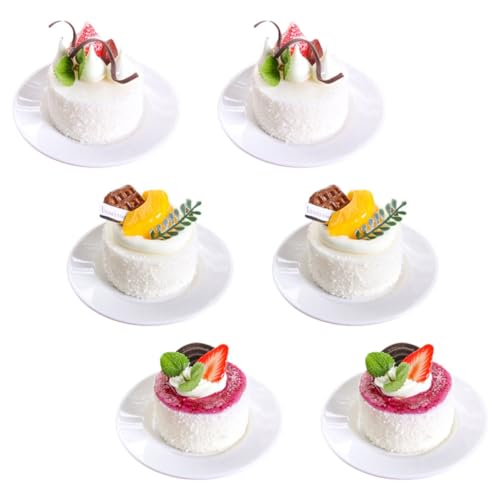 DIKACA 6 Stück Kuchenmodell Dekorationen Wohnkultur Gefälschter Kuchen Künstliches Kuchenmodell Kuchendekoration Kuchen Requisite Kuchenattrappen Kuchen Faux Dessert Faux Kuchen DIKACA 6 Stück Kuchenmodell Dekorationen Wohnkultur Gefälschter Kuchen Künstliches Kuchenmodell Kuchendekoration Kuchen Requisite Kuchenattrappen Kuchen Faux Dessert Faux Kuchen von DIKACA