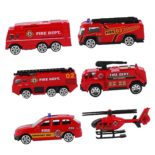 DIKACA 6 Stück Leichtmetallauto für für kinderspielzeug Toy car spielzeugwagen spielzeuge für Simulation Auto Kinderautospielzeug von DIKACA