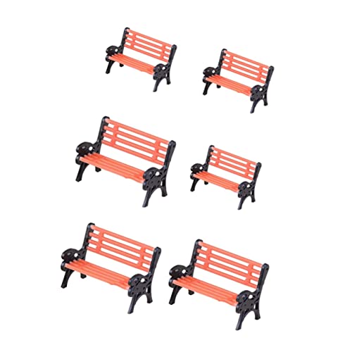 DIKACA 6 Stück Liegestühle Im Park Miniatur Puppenhaus Gartenschmuck Kreative Ornamente Sukkulenten-pflanzgefäß- Zubehör Für Puppenhäuser Mini-parkbänke Mini-stühle Khaki PVC DIKACA 6 Stück Liegestühle Im Park Miniatur Puppenhaus Gartenschmuck Kreative Ornamente Sukkulenten-pflanzgefäß- Zubehör Für Puppenhäuser Mini-parkbänke Mini-stühle Khaki PVC von DIKACA