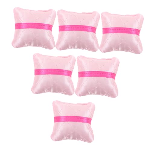 DIKACA 6 Stück Miniatur-wurfkissen Dekoratives Kissen Zierkissen Mini-puppenhauszubehör Miniatur-puppenstubenmöbel Miniaturmöbel Puppenhaus-Kissen Bastelkissen Winzige Kissen Rosa Plastik DIKACA 6 Stück Miniatur-wurfkissen Dekoratives Kissen Zierkissen Mini-puppenhauszubehör Miniatur-puppenstubenmöbel Miniaturmöbel Puppenhaus-Kissen Bastelkissen Winzige Kissen Rosa Plastik von DIKACA