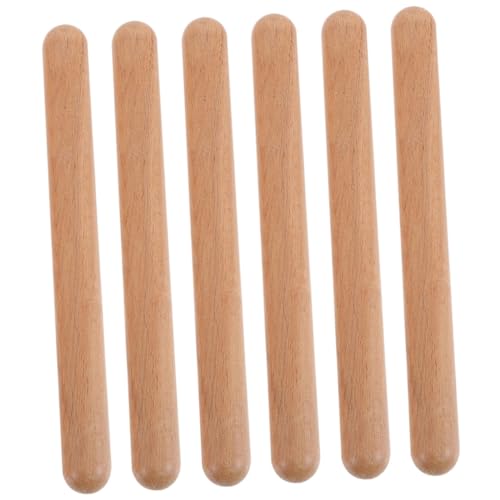 DIKACA 6 Stück Musikinstrumentenstäbe Kinderspielzeug Frühpädagogische Musikstäbe Kindertrommelstöcke Pädagogische Hilfsmittel Kindermusikstäbe Rhythmusstäbe Musikinstrumente Für DIKACA 6 Stück Musikinstrumentenstäbe Kinderspielzeug Frühpädagogische Musikstäbe Kindertrommelstöcke Pädagogische Hilfsmittel Kindermusikstäbe Rhythmusstäbe Musikinstrumente Für von DIKACA