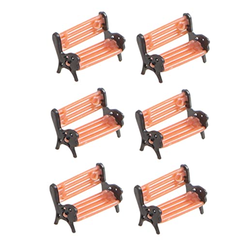 DIKACA 6 Stück Parkstuhl Modell Mini-bankverzierung Kleine Parkbankmodelle Mini-gartenbank-Modell Mini-Bank- Miniatur-parkbank-Verzierungen Puppenhaus-minibank Miniatur-Bank Plastik DIKACA 6 Stück Parkstuhl Modell Mini-bankverzierung Kleine Parkbankmodelle Mini-gartenbank-Modell Mini-Bank- Miniatur-parkbank-Verzierungen Puppenhaus-minibank Miniatur-Bank Plastik von DIKACA