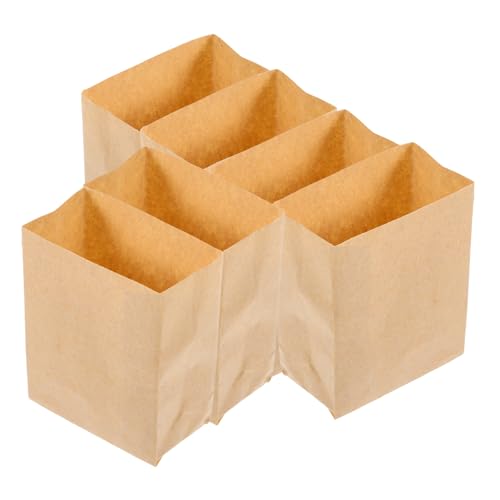 DIKACA 6 Stück Puppenhaus-Papiertüten Zubehör für Puppenhäuser winzig Miniatur Machen Sie es Mini-Essen klein für kinderspielzeug Puppenhaus-Minitasche Mini-Tasche Khaki DIKACA 6 Stück Puppenhaus-Papiertüten Zubehör für Puppenhäuser winzig Miniatur Machen Sie es Mini-Essen klein für kinderspielzeug Puppenhaus-Minitasche Mini-Tasche Khaki von DIKACA