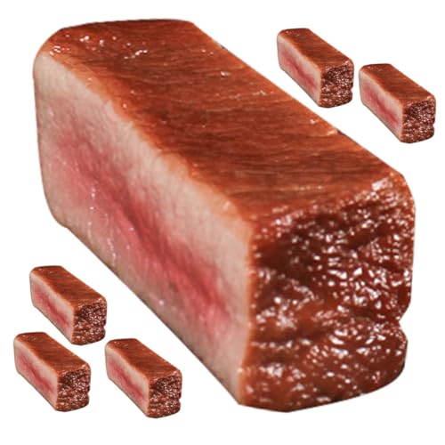 DIKACA 6 Stück Restaurant-Requisite Fotografie Fleischmodell Küchenfleischmodell Künstliches Lebensmittelmodell Künstliche Fleischstütze Gekochtes Fleisch-Modell Fleischdekoration PVC DIKACA 6 Stück Restaurant-Requisite Fotografie Fleischmodell Küchenfleischmodell Künstliches Lebensmittelmodell Künstliche Fleischstütze Gekochtes Fleisch-Modell Fleischdekoration PVC von DIKACA