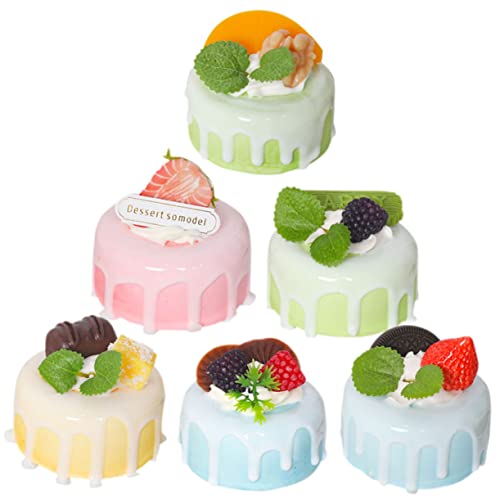 DIKACA 6 Stück Simulation Kuchenmodell Dekorieren Künstliches Dessert Hochzeit Geburtstag Gold Kuchen Dessert Shop Requisiten Gefälschte Kuchendekoration Kuchen Dessert Modell DIKACA 6 Stück Simulation Kuchenmodell Dekorieren Künstliches Dessert Hochzeit Geburtstag Gold Kuchen Dessert Shop Requisiten Gefälschte Kuchendekoration Kuchen Dessert Modell von DIKACA