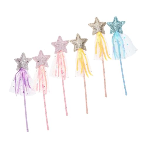 DIKACA 6 Stück Winkelfeenstöcke Fairy Wand Toys mädchen geburtstagsdekoration geburtstagdeko Stern funkeln Fee Cosplay Zauberstab Bühnenperformance Feenstöcke Pailletten DIKACA 6 Stück Winkelfeenstöcke Fairy Wand Toys mädchen geburtstagsdekoration geburtstagdeko Stern funkeln Fee Cosplay Zauberstab Bühnenperformance Feenstöcke Pailletten von DIKACA