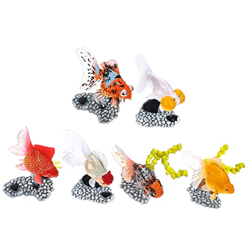 DIKACA 6 Stück Zierfischmodell Fische Aquarium Ornamente Sich Bewegender Falscher Fisch Qualle Fischspielzeug Dekorationen Für Aquarien Gefälschtes Aquarium Figuren PVC DIKACA 6 Stück Zierfischmodell Fische Aquarium Ornamente Sich Bewegender Falscher Fisch Qualle Fischspielzeug Dekorationen Für Aquarien Gefälschtes Aquarium Figuren PVC von DIKACA