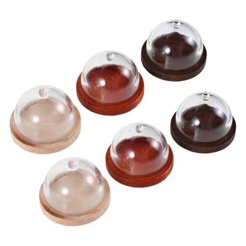 DIKACA 6 Stücke Puppenhaus Küche Display Puppenhaus Küche Abdeckungen Miniatur Kuchen Dome Pp Puppenhaus Kuchen Tablett Holz DIKACA 6 Stücke Puppenhaus Küche Display Puppenhaus Küche Abdeckungen Miniatur Kuchen Dome Pp Puppenhaus Kuchen Tablett Holz von DIKACA