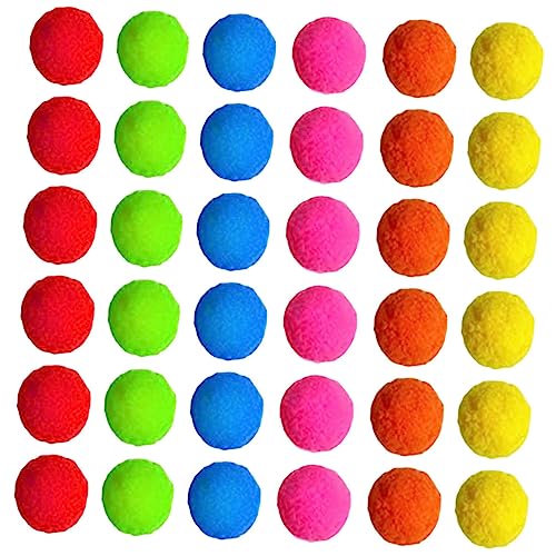 DIKACA 60 Stück Wasser Billardkugeln Für Unterhaltungspartys Kinderpool Schwimmbad Spielball Wiederverwendbare Wasserballons Interaktive Wasserballons Poolparty Bälle Polypropylen von DIKACA