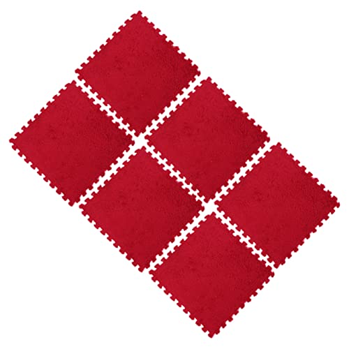 DIKACA 6St Puzzle-Matte Matte fußmatte fussbodenschutz Floor bodenpuzzle Outdoor-Teppiche Unterlage Fliesen Bodenbelag Kleinkindspiel Mat tragbare Puzzlekissen Bodenzubehör Eva rot DIKACA 6St Puzzle-Matte Matte fußmatte fussbodenschutz Floor bodenpuzzle Outdoor-Teppiche Unterlage Fliesen Bodenbelag Kleinkindspiel Mat tragbare Puzzlekissen Bodenzubehör Eva rot von DIKACA