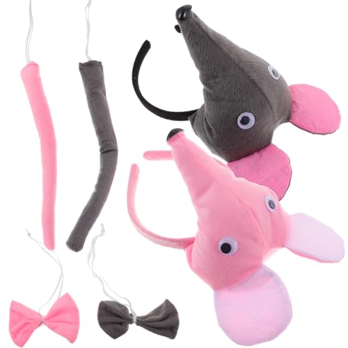 DIKACA 6Stücke Teiliges Kostümset mit Stirnband Fliege und für Themenpartys Halloween und Karneval für Erwachsene DIKACA 6Stücke Teiliges Kostümset mit Stirnband Fliege und für Themenpartys Halloween und Karneval für Erwachsene von DIKACA