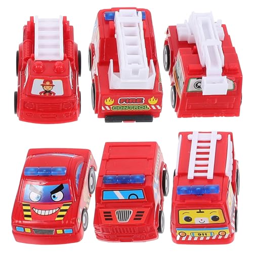 DIKACA Pädagogisches Kinderspielzeug Set Pull-Back Inertial Mini Engineering Fahrzeug Spielzeug Auto Sicheres Material von DIKACA