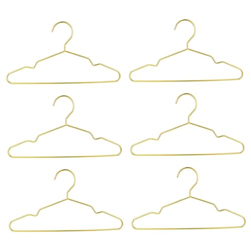 DIKACA 6pcs Gold Mini Kleiderbügel Für Puppenkleidung Miniatur Kleiderbügel Für Puppenhaus Kleine Kleiderbügel Für Schmuckausstellungen DIKACA 6pcs Gold Mini Kleiderbügel Für Puppenkleidung Miniatur Kleiderbügel Für Puppenhaus Kleine Kleiderbügel Für Schmuckausstellungen von DIKACA