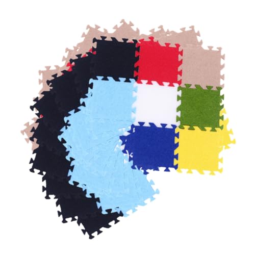 DIKACA 72 Stück Puppenhaus Teppichfliesen Miniaturen Bodenmatte Puppenhausmöbel Puppenhaus Bodenmatte Puzzle Teppiche Matten Spielmatte Schaumstoffquadrate Für Boden DIKACA 72 Stück Puppenhaus Teppichfliesen Miniaturen Bodenmatte Puppenhausmöbel Puppenhaus Bodenmatte Puzzle Teppiche Matten Spielmatte Schaumstoffquadrate Für Boden von DIKACA