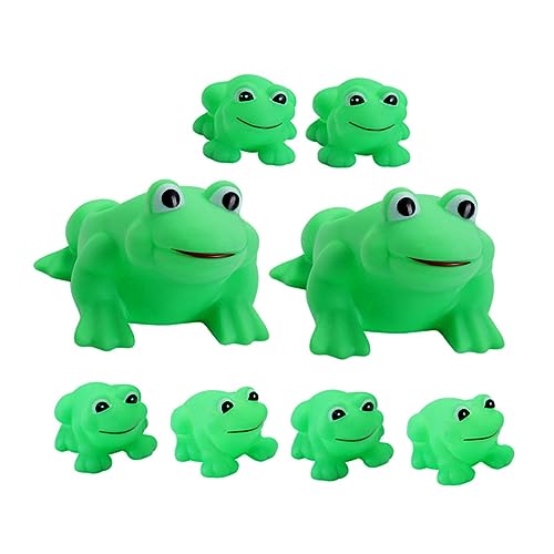 DIKACA 8 Stück Bad wasserspielzeug kinderwasserspielzeuge wasserspielzeug für Kleinkinder Duschspielzeug entzückendes Quetschspielzeug Vinyl Green DIKACA 8 Stück Bad wasserspielzeug kinderwasserspielzeuge wasserspielzeug für Kleinkinder Duschspielzeug entzückendes Quetschspielzeug Vinyl Green von DIKACA