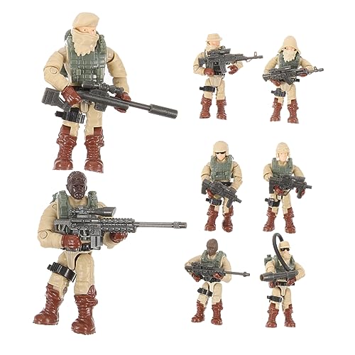 DIKACA 8 Stück Miniatur-Soldatenfiguren Toys Soldaten-Spielfiguren gartendeko rostoptik - Soldatenformen Tischdekorationen aus Sand Plastik DIKACA 8 Stück Miniatur-Soldatenfiguren Toys Soldaten-Spielfiguren gartendeko rostoptik - Soldatenformen Tischdekorationen aus Sand Plastik von DIKACA