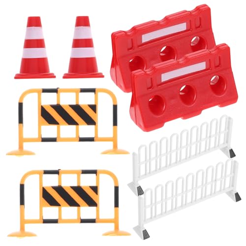 DIKACA 8 Stück Straßensperren Kognitives Kinderspielzeug Verkehrszeichen Straßensperren Verkehrszeichen Verkehrszeichen Kleine Verkehrsbarrikade Miniatur Verkehrskegel DIKACA 8 Stück Straßensperren Kognitives Kinderspielzeug Verkehrszeichen Straßensperren Verkehrszeichen Verkehrszeichen Kleine Verkehrsbarrikade Miniatur Verkehrskegel von DIKACA