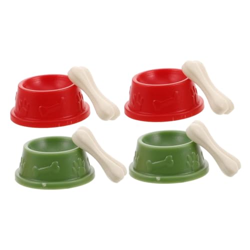 DIKACA 8 Stück Teiliges Hundenapf Modell für Realistisches Puppenhaus Zubehör für Haustier mit Kleinen Knochen für Kleine und Katzen DIKACA 8 Stück Teiliges Hundenapf Modell für Realistisches Puppenhaus Zubehör für Haustier mit Kleinen Knochen für Kleine und Katzen von DIKACA