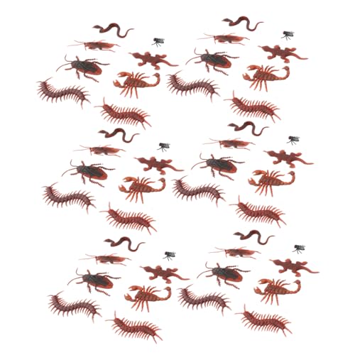 DIKACA 80Stücke Realistische Fake Insekten Für Halloween Party Simulation Gecko Schlangen Kakerlaken Und Mehr Aprilscherz Und Kostümpartys DIKACA 80Stücke Realistische Fake Insekten Für Halloween Party Simulation Gecko Schlangen Kakerlaken Und Mehr Aprilscherz Und Kostümpartys von DIKACA