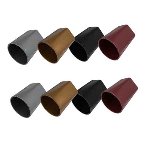 DIKACA 8St Fünfeckiger gerader Würfelbecher Spiel Eiskaffeetasse mit Strohhalm Würfel Fall gerippte Glaswaren Kaffeetassen plastiktisch plastikenten plasur caakg Würfel Zubehör Barzubehör von DIKACA