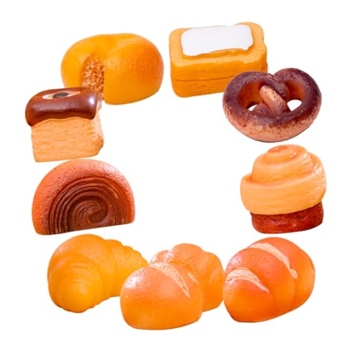 DIKACA 9 Stück Brotkuchen Modelldekorationen Mini Lebensmittelspielzeug Dekorative Gefälschte Lebensmittel Requisite Simulierter Mini Kuchen Miniatur Lebensmittel Winziges DIKACA 9 Stück Brotkuchen Modelldekorationen Mini Lebensmittelspielzeug Dekorative Gefälschte Lebensmittel Requisite Simulierter Mini Kuchen Miniatur Lebensmittel Winziges von DIKACA