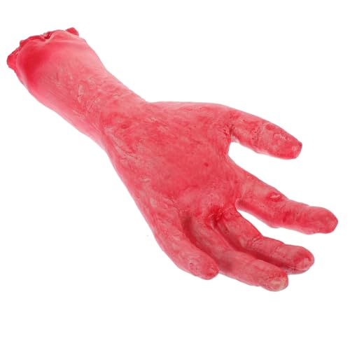 DIKACA Materialien Gebrochene Hand Dekoration Gruselig Abgetrennte Hand Modell Streich Requisiten Für Halloween von DIKACA