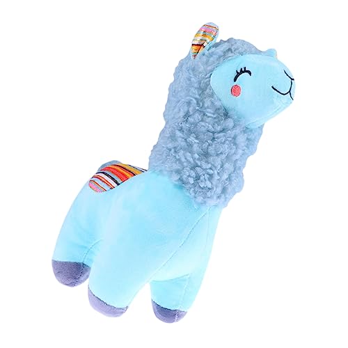 DIKACA Alpaka-Plüschtier für kinderspielzeug Weihnachts schmuck Plush Toys Kid Toys Plüschpuppe Puppen für Mädchen Plüschgefüllter Stofftierpuppe Baumwolle Blue DIKACA Alpaka-Plüschtier für kinderspielzeug Weihnachts schmuck Plush Toys Kid Toys Plüschpuppe Puppen für Mädchen Plüschgefüllter Stofftierpuppe Baumwolle Blue von DIKACA