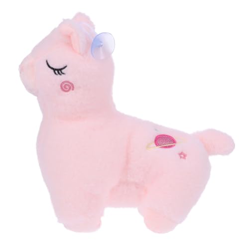 DIKACA Alpaka-Puppe Plüschtier Alpaka-wurfskissen Wohnkultur Kuscheltier Alpaka Gemütliches Dekokissen Gefüllte Puppe Pp Baumwolle Rosa von DIKACA