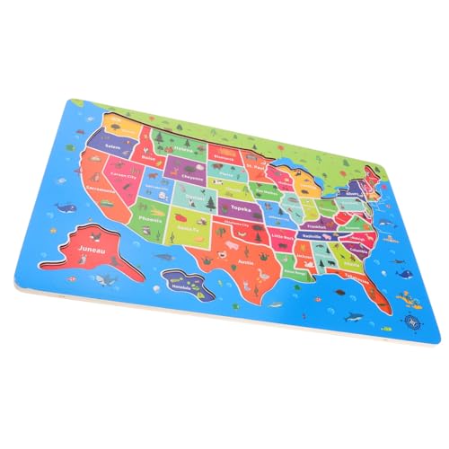 DIKACA Amerikanisches Puzzlespielzeug USA-Karte für Rätsel der Vereinigten Staaten Weltkartenrätsel Puzzles Uns Karte USA Karte Flaggen der Welt Homeschool -Vorräte hölzern DIKACA Amerikanisches Puzzlespielzeug USA-Karte für Rätsel der Vereinigten Staaten Weltkartenrätsel Puzzles Uns Karte USA Karte Flaggen der Welt Homeschool -Vorräte hölzern von DIKACA