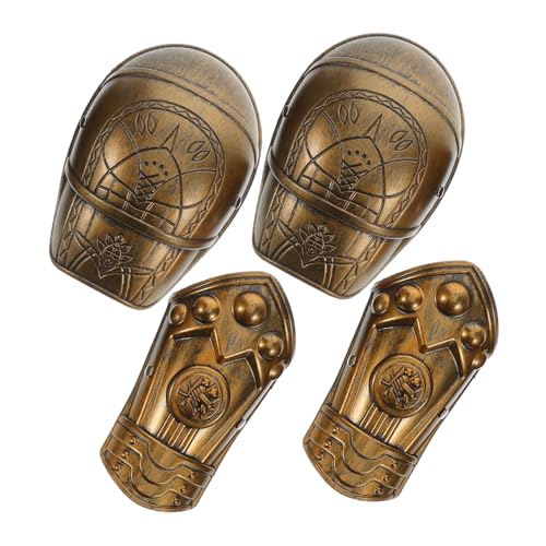 DIKACA Armschutz Set Bronze Retro Rüstung Schulter Handschutz Robust Für Mittelalterliches Kostüm LARP Rollenspiel Halloween Karneval DIKACA Armschutz Set Bronze Retro Rüstung Schulter Handschutz Robust Für Mittelalterliches Kostüm LARP Rollenspiel Halloween Karneval von DIKACA