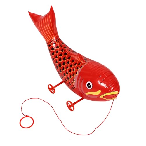 DIKACA Aufblasbare Spielzeuge Dekorationen Tier Laufräder Ballon Aufblasbares Cartoon Supplies Blaue Geburtstagsballons Niedlicher Kackballon Hund Aufblasbarer Walker Kunststoff Rot von DIKACA