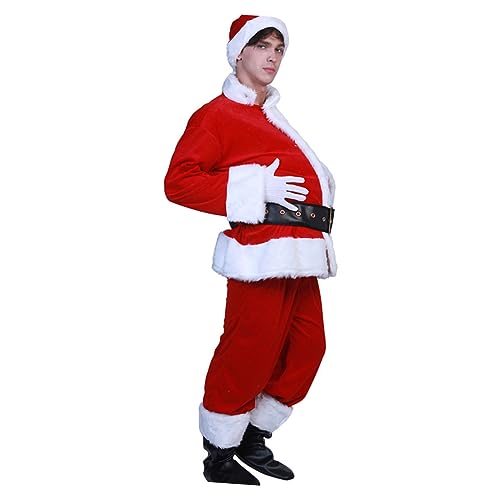 DIKACA Aufblasbarer Weihnachtsmann Bauch Accessoire Leichter Santa Claus Stomach Strapazierfähiges Weihnachtskostüm Zubehör für Festliche Kostümpartys und Karneval Praktische und von DIKACA