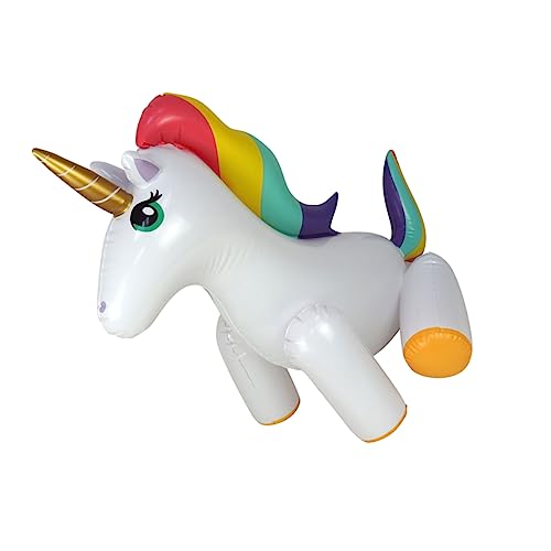 DIKACA Aufblasbares Einhornspielzeug Wasserspielzeug für im Freien Sommer aufblasbarer Einhornsprinkler wasserspritze wassersprüher Aufblasbarer Einhorn-Rasensprenger DIKACA Aufblasbares Einhornspielzeug Wasserspielzeug für im Freien Sommer aufblasbarer Einhornsprinkler wasserspritze wassersprüher Aufblasbarer Einhorn-Rasensprenger von DIKACA