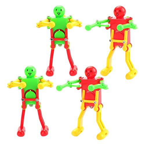 DIKACA Pädagogisches Aufziehspielzeug-Set 4-teilig tanzende Roboter Uhrwerk-Spielzeug für Jungen und Mädchen Erwachsene DIKACA Pädagogisches Aufziehspielzeug-Set 4-teilig tanzende Roboter Uhrwerk-Spielzeug für Jungen und Mädchen Erwachsene von DIKACA