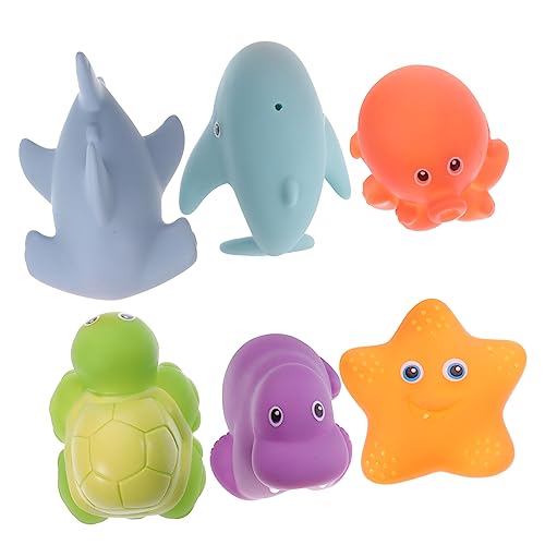 DIKACA Babybadspielzeug Duschspielzeug Badespielzeug Badewanne Pool Schwimmen Quetschspielzeug Cartoon Spielzeug Außen Wasserspielzeug für Kinder für Kleinkinder Kleinkinder Kinder von DIKACA