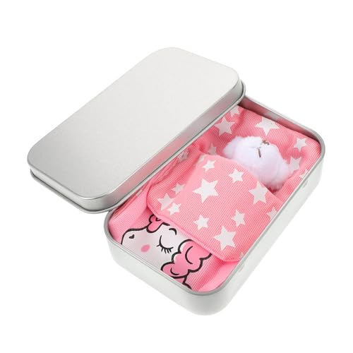 DIKACA Bärengeschenk Weicher Mini Bär Ornament Kuschelige Kleine Plüschpuppe Dekoration Süßes Taschenbär Teddybär Puppe Zur Dekoration Klein Rosa Kinderzimmerdekoration von DIKACA
