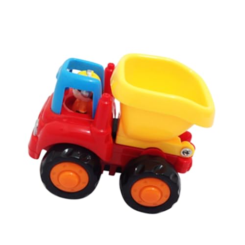 DIKACA Frühes Lernspielzeug Kinderauto Spielzeug Pull-Back-Engineering-Van Keine Batterie Erforderlich Hellgrün von DIKACA