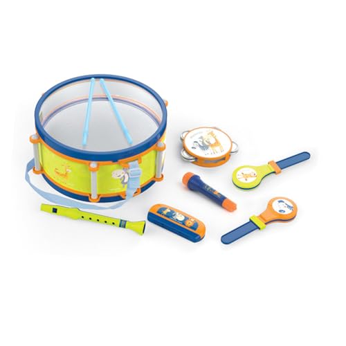 DIKACA Bausatz kinderinstrumente musikinstrumente trommeln für kinderschlagzeug Trommel Percussion Instrumente für kindertrommel Schlaginstrument von DIKACA