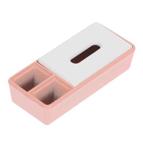 DIKACA Box Puppenhaus Modellzubehör Taschentuchhalter Ornament Miniaturspielzeug Miniatur Badezimmerzubehör Miniaturdekor Miniatur Taschentuchhalter Modelle Mikro Requisiten von DIKACA