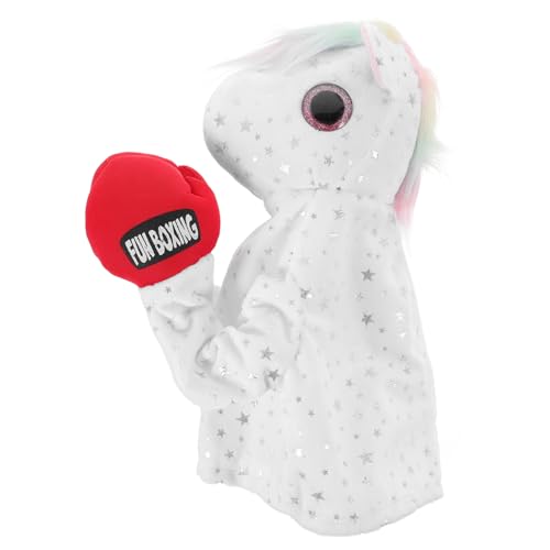 DIKACA Boxen Einhornspielzeug Spielzeuge Geschichtenerzählende Tierhandpuppen Puppen Lernspielzeug Handpuppe Kleine Handpuppe Tierische Handpuppe Süße Handpuppe Plüsch von DIKACA