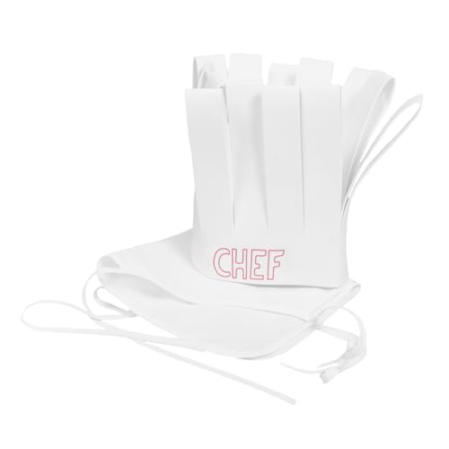 DIKACA Chef Outfit Monate Neugeborenes Mädchen Fotoshooting Weiches Hautfreundliches Kochkostüm mit Schürze Kreatives Design für Fotos Shower von DIKACA