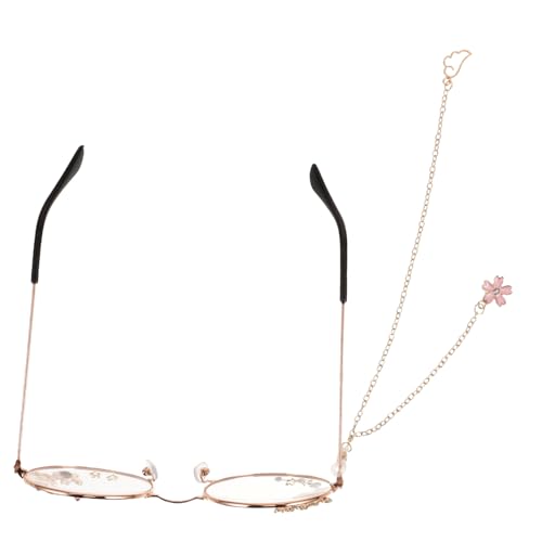DIKACA Cosplay Brille mit Kawaii Flügelanhänger Leichtes Lolita Accessoire für Frauen und Teenager Partybrille Einzigartiges Design für Auffällige Kostüme von DIKACA