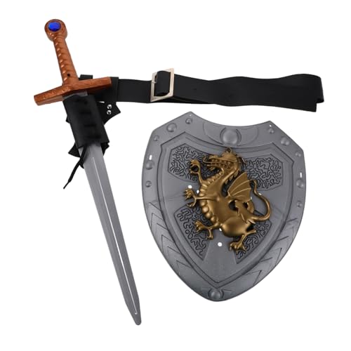 DIKACA Cosplay Schild Mittelalter Froschhalter Hardware Zubehör Wikinger Schild Renaissance Kostüm Zubehör Ritterschild Kostümschild Wikinger Cosplay Herren von DIKACA